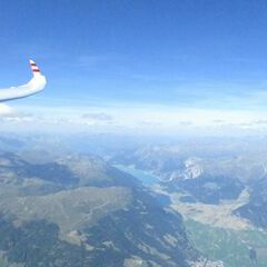 Flugwegposition um 14:11:07: Aufgenommen in der Nähe von 39023 Laas, Autonome Provinz Bozen - Südtirol, Italien in 3609 Meter